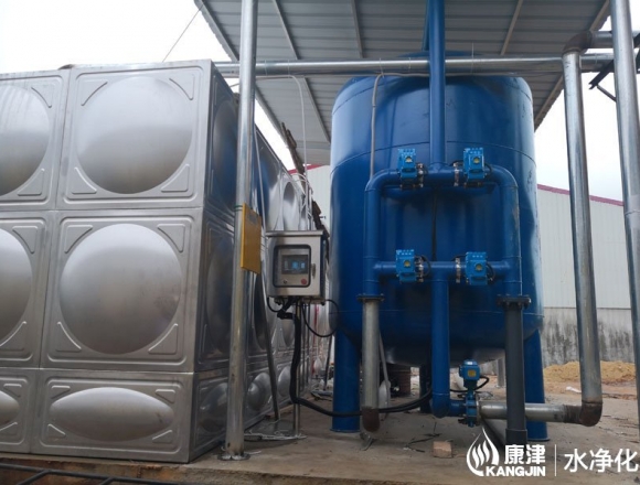 壓力式一體式凈水器，石英砂過濾器 全自動壓力式凈水器